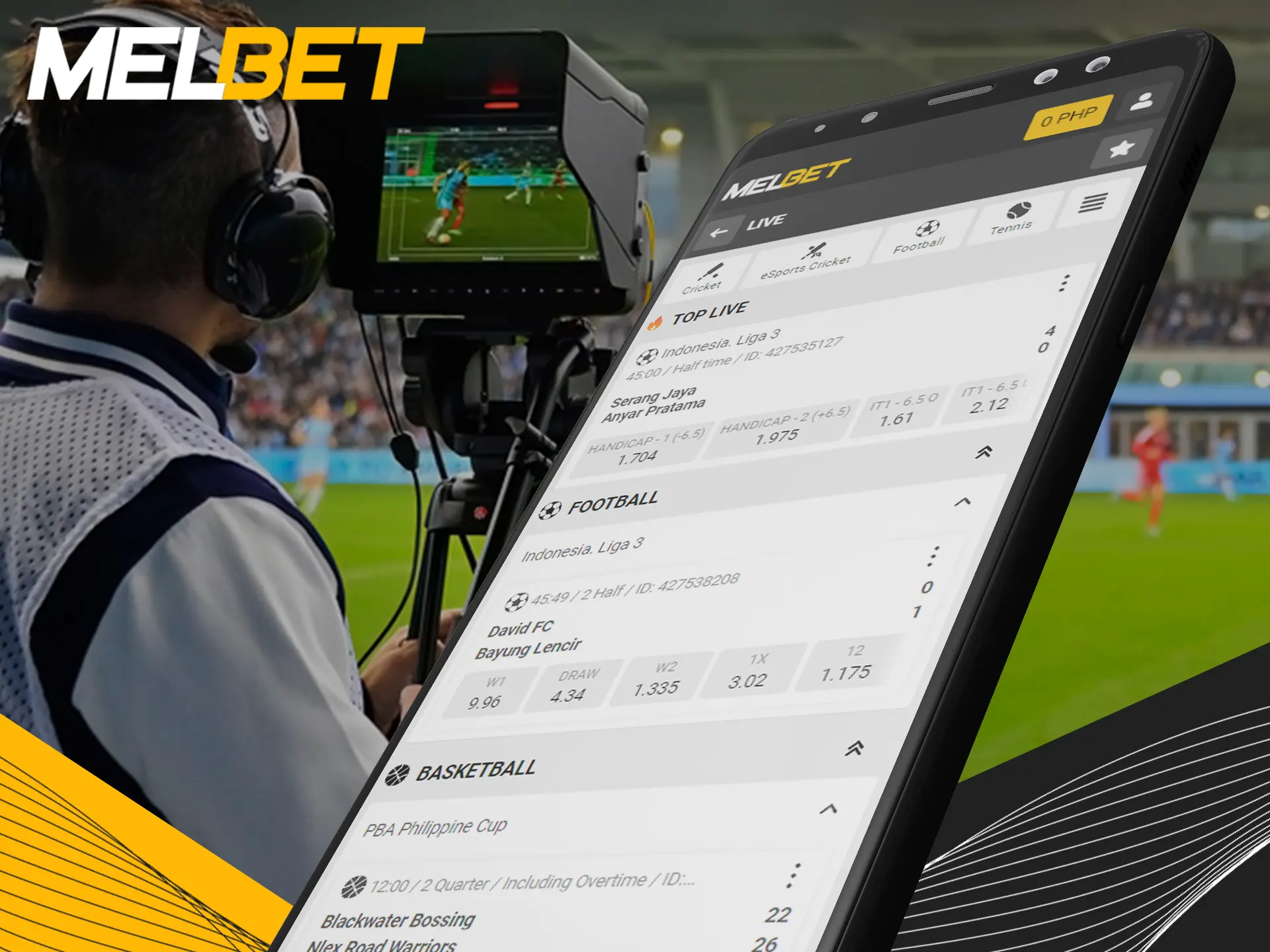 Bet as you wish with Melbet app.