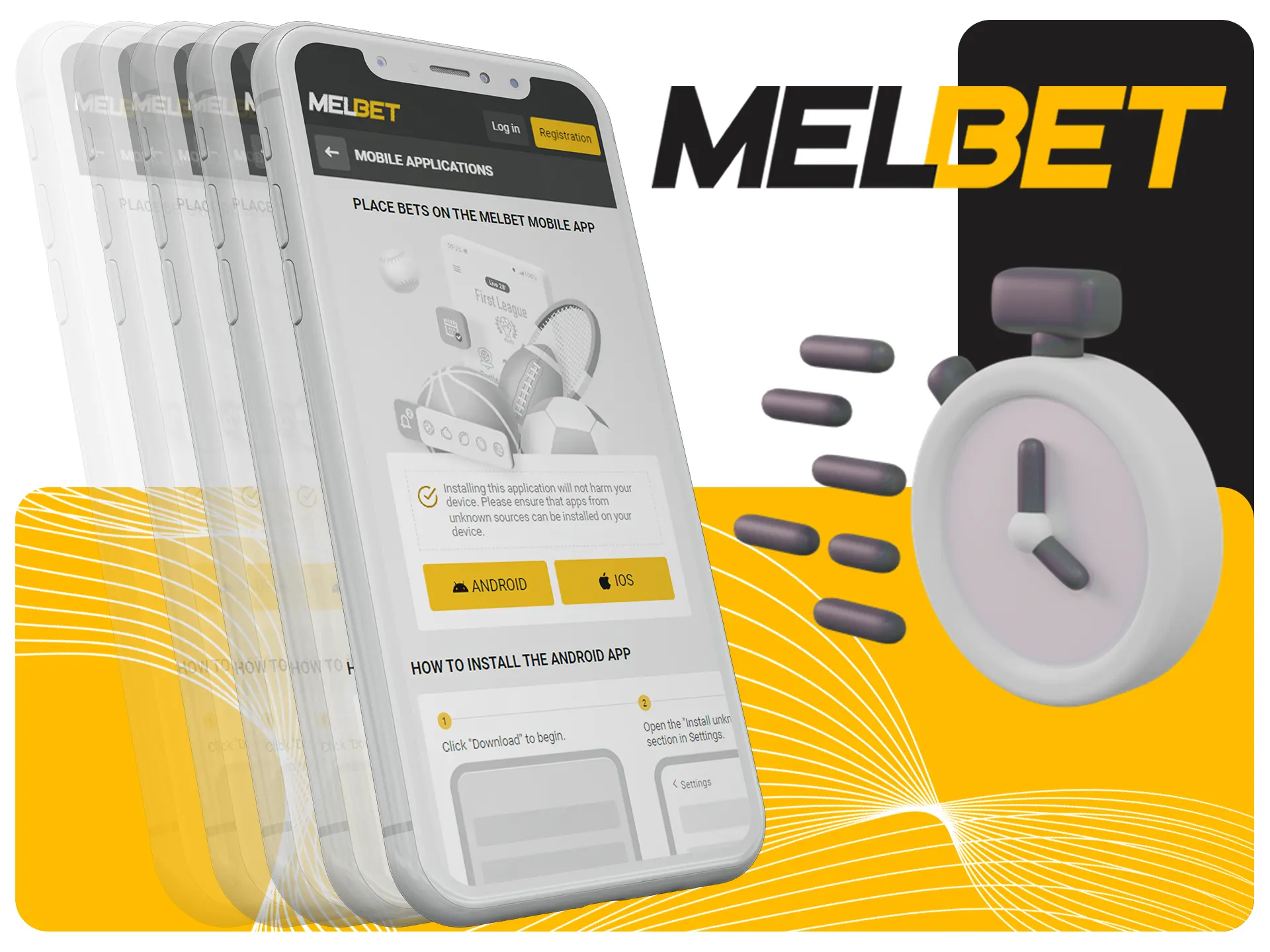 Melbet app is really fast.