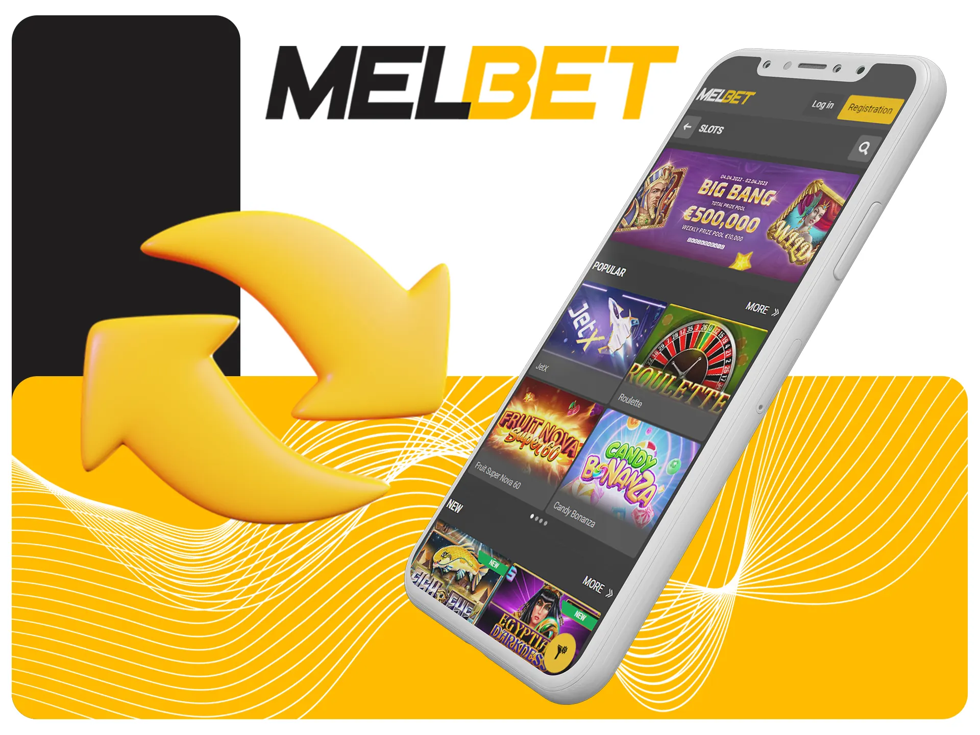 Melbet app updates automatically.