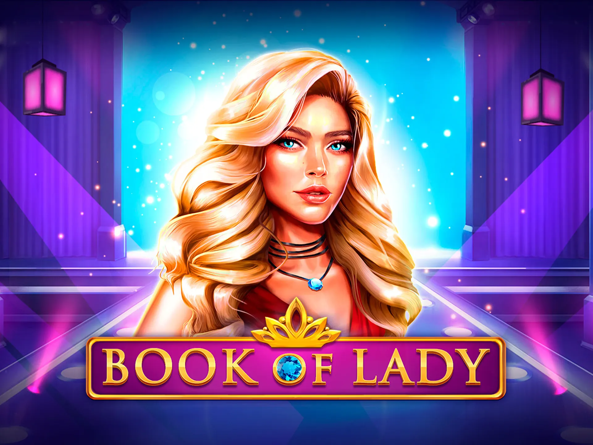 Win big amount of money playing Book of Lady slot.
