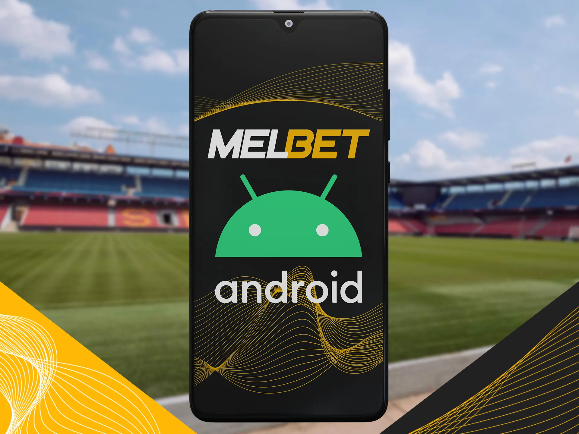 Bet using Melbet app in any place.