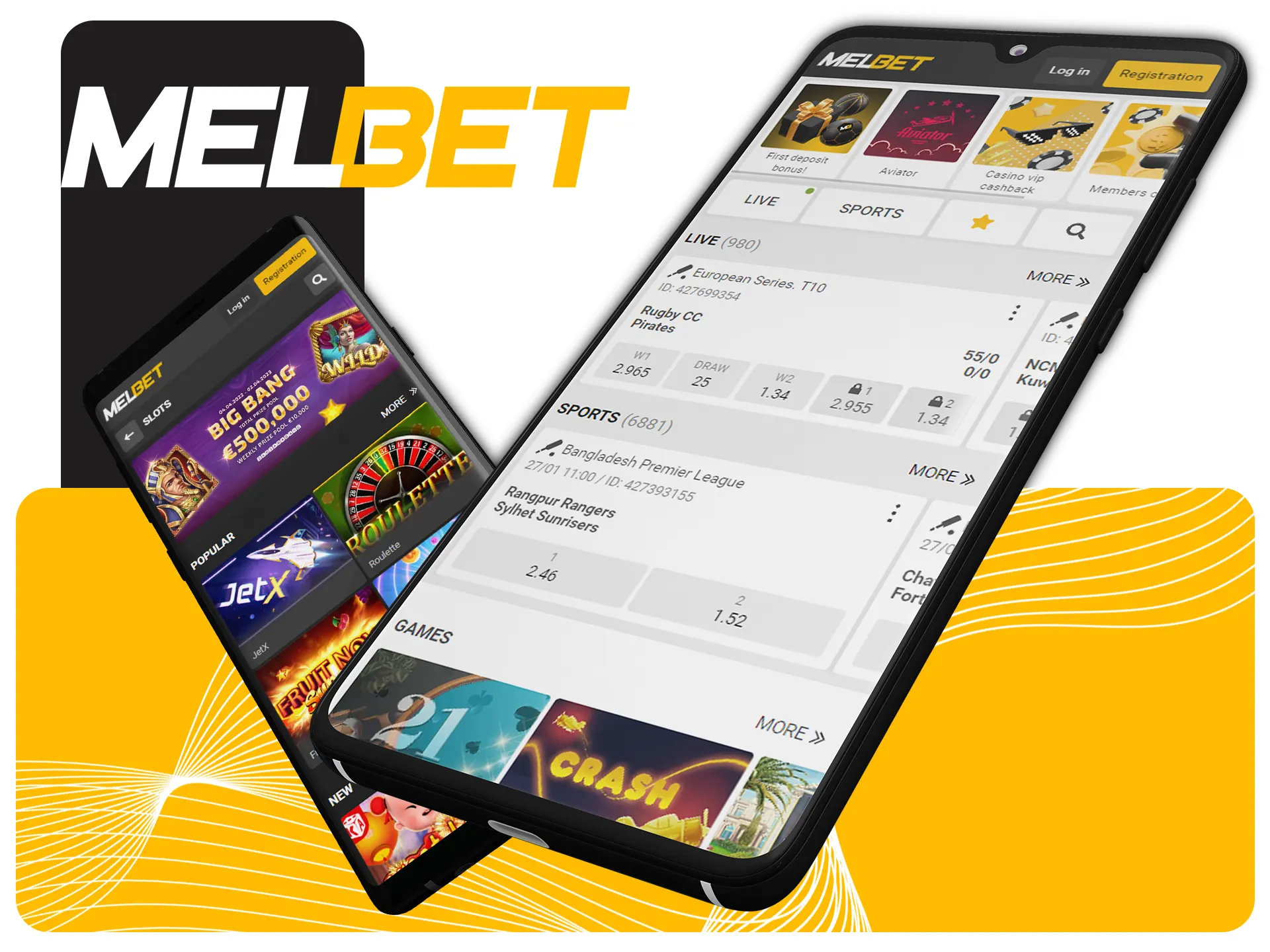 Melbet app is very convinient for use.