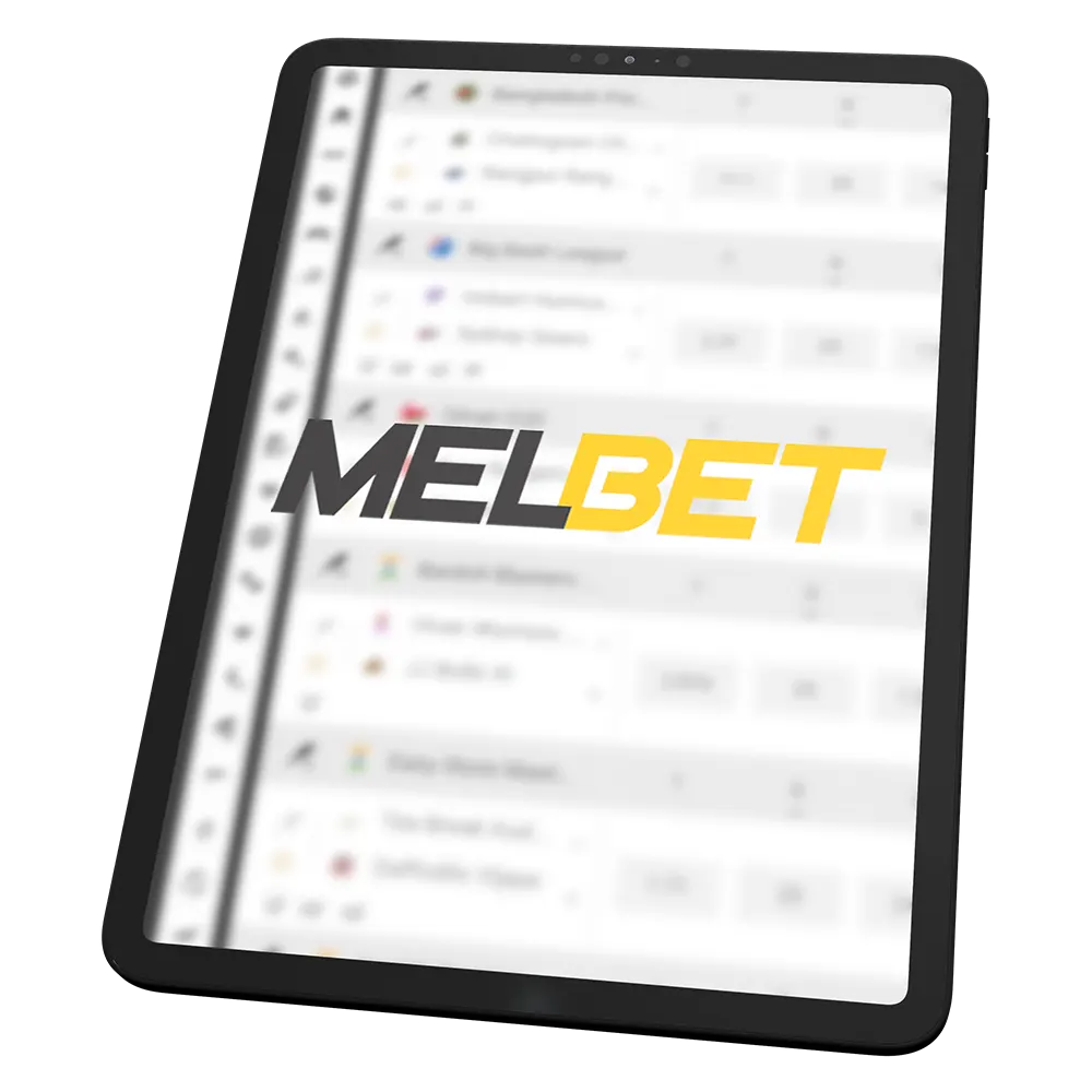 Use web version of Melbet website on any device.