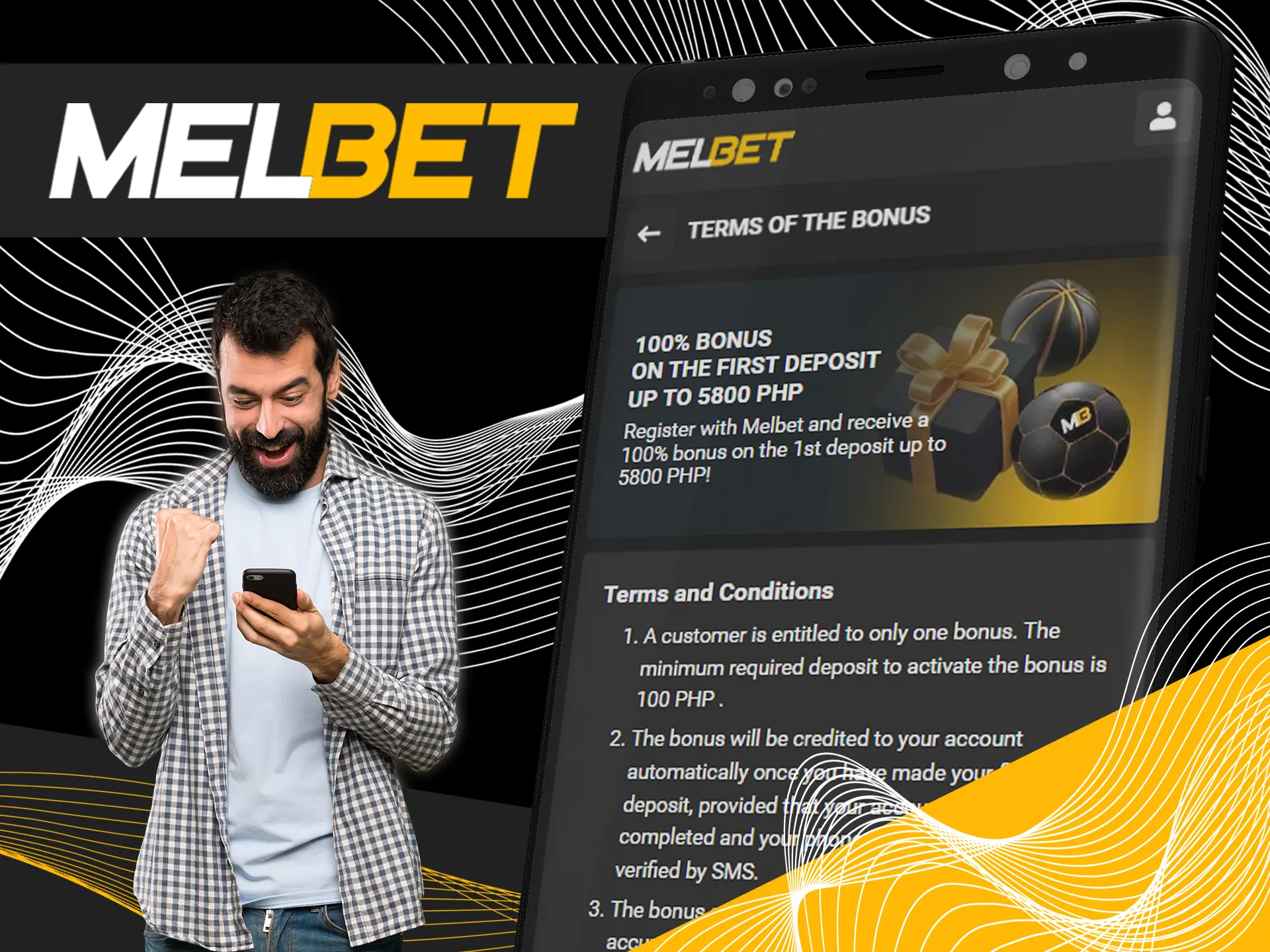 Get your welcome bonus after regsitration at Melbet.